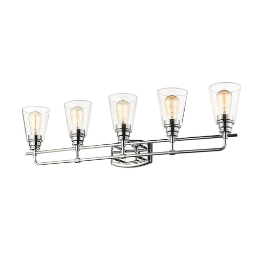 Z-Lite Annora 5 Light Vanity, Chrome - 428-5V-CH