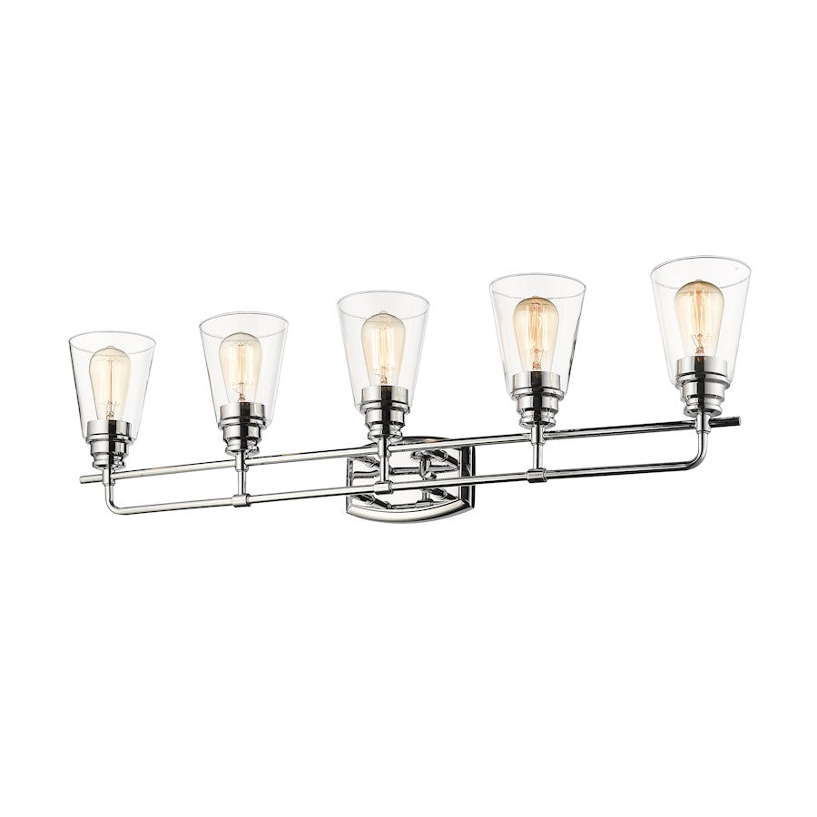 Z-Lite Annora 5 Light Vanity, Chrome - 428-5V-CH