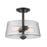 Z-Lite Annora 2 Light Semi Flush Mount, Olde Bronze, Clear - 428SF2-OB