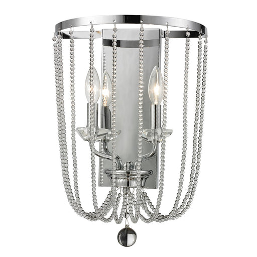 Z-Lite Serenade 2 Light Wall Sconce, Chrome - 429-2W-CH