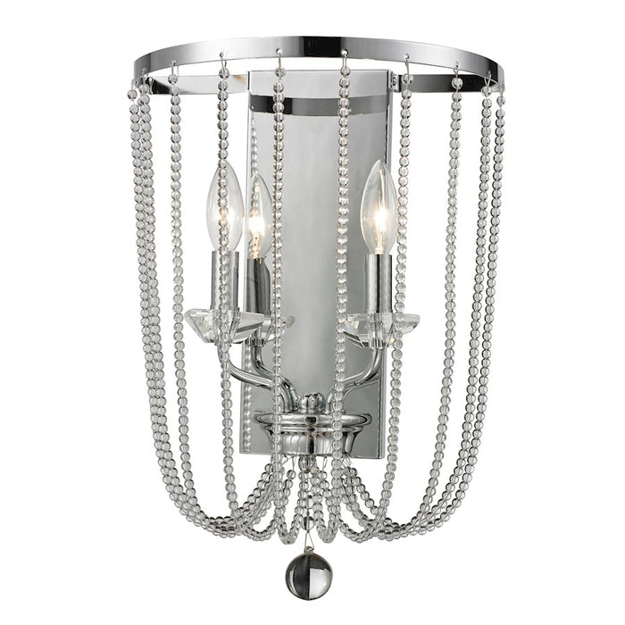 Z-Lite Serenade 2 Light Wall Sconce, Chrome - 429-2W-CH