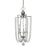 Z-Lite Serenade 3 Light Pendant, Chrome - 429-3C-CH