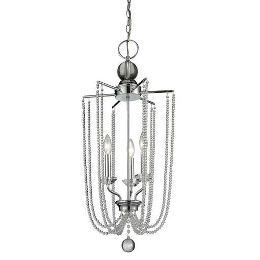 Z-Lite Serenade 3 Light Pendant, Chrome - 429-3C-CH
