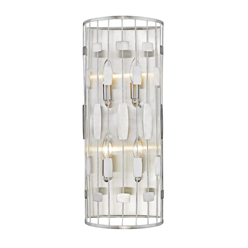 Z-Lite Almet 4 Light Wall Sconce, Brushed Nickel - 430-4S-BN