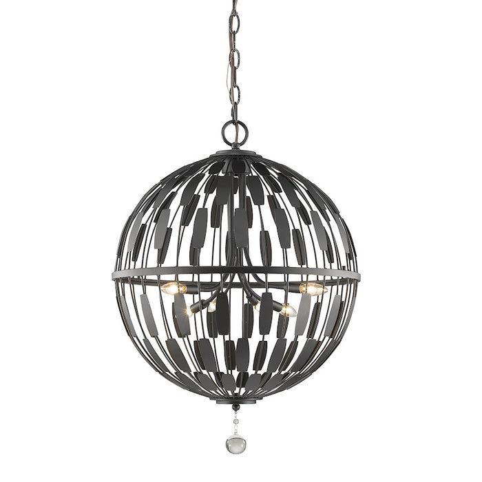 Z-Lite Almet 6 Light Pendant, 24.25x24.25x32.75", Bronze - 430B24-BRZ