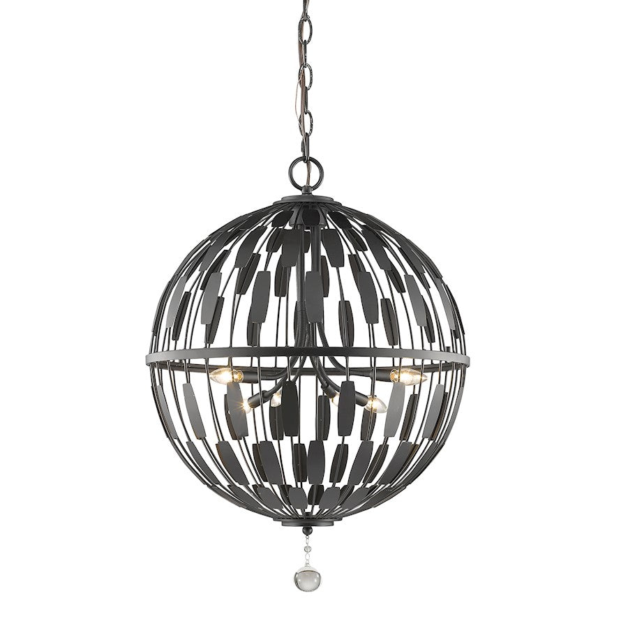 Z-Lite Almet 6 Light Pendant, 24.25x24.25x32.75", Bronze - 430B24-BRZ