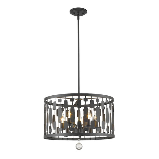 Z-Lite Almet 5 Light Pendant, 20x20x16", Bronze - 430D20-BRZ