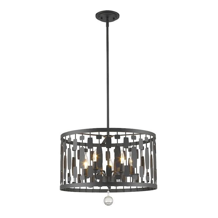 Z-Lite Almet 5 Light Pendant, 20x20x16", Bronze - 430D20-BRZ