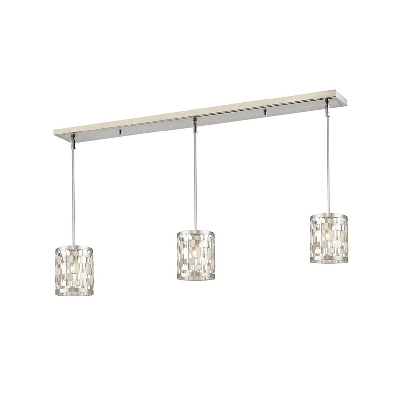 Z-Lite Almet 1 Light Island/Billiard, Brushed Nickel, - 430MP-3BN
