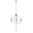 Z-Lite Siena 3 Light Chandelier, Brushed Nickel, Clear - 433-3BN