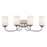 Z-Lite Cardinal 4 Light Vanity Light, Brushed Nickel, Matte Opal - 434-4V-BN