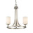 Z-Lite Bordeaux 3 Light Chandelier, Brushed Nickel, Matte Opal - 435-3BN