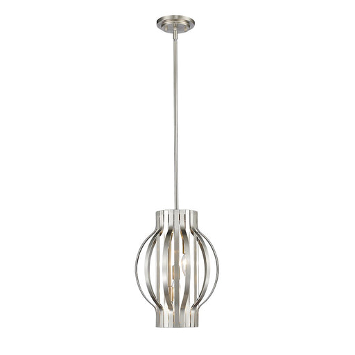 Z-Lite Moundou 3 Light Pendant, Brushed Nickel - 436-12BN