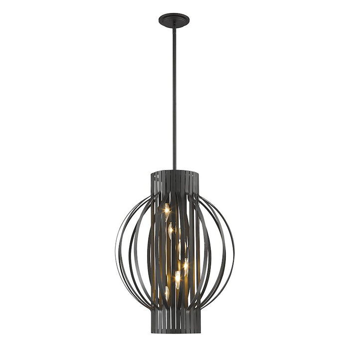 Z-Lite Moundou 6 Light Pendant, 20x20x26", Bronze - 436-20BRZ