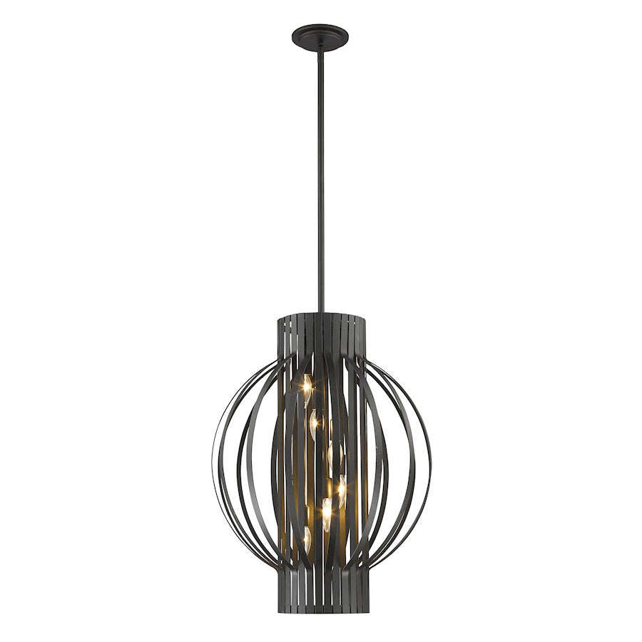 Z-Lite Moundou 6 Light Pendant, 20x20x26", Bronze - 436-20BRZ
