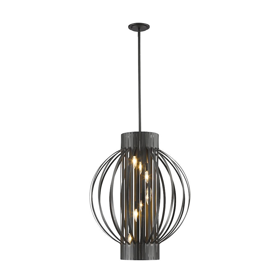 Z-Lite Moundou 8 Light Pendant, Bronze - 436-24BRZ