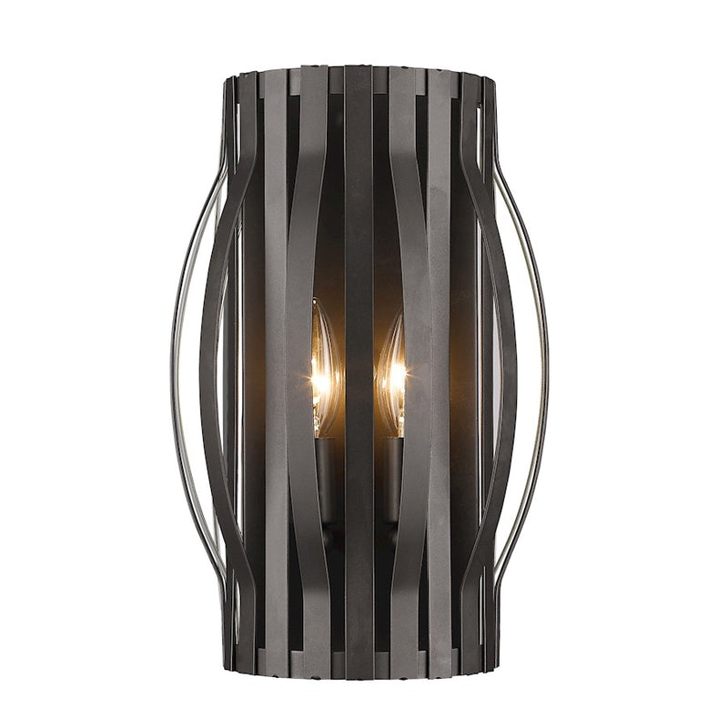 Z-Lite Moundou 2 Light Wall Sconce, Bronze - 436-2S-BRZ