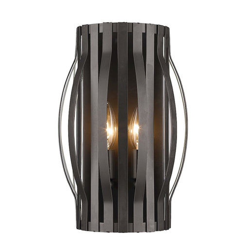 Z-Lite Moundou 2 Light Wall Sconce, Bronze - 436-2S-BRZ