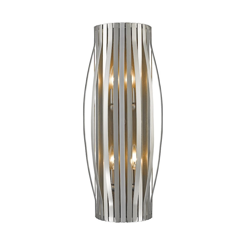 Z-Lite Moundou 4 Light Wall Sconce, Brushed Nickel - 436-4S-BN