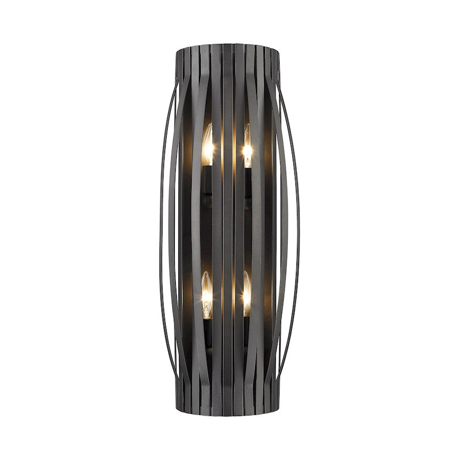 Z-Lite Moundou 4 Light Wall Sconce, Bronze - 436-4S-BRZ