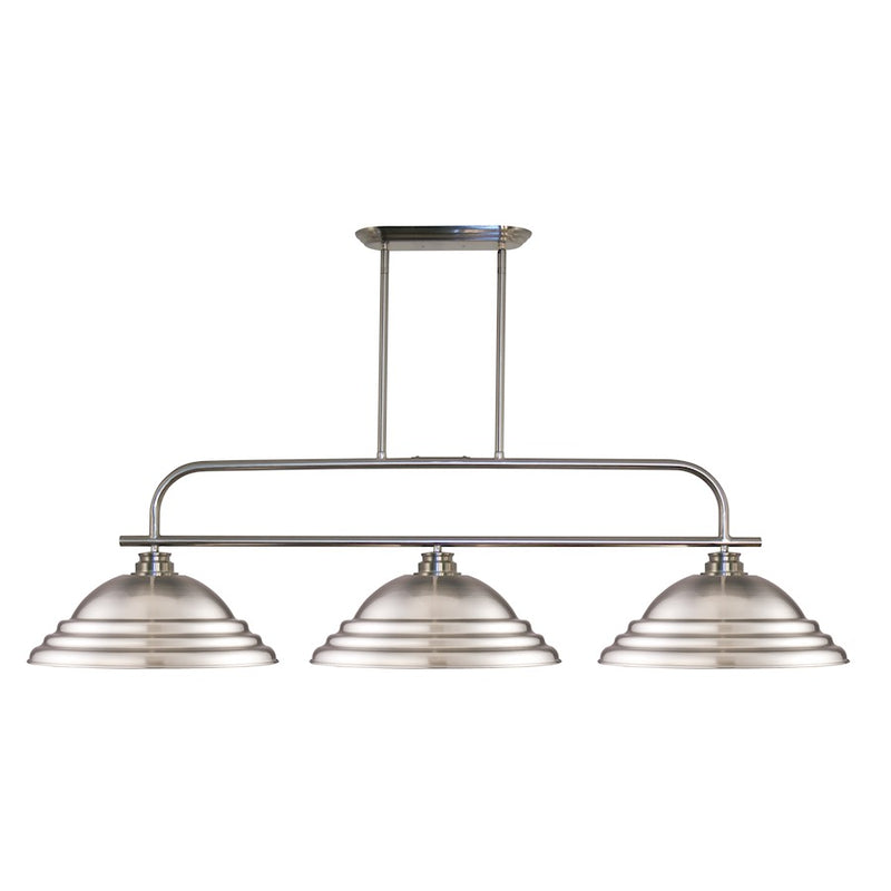 Z-Lite Annora 3 Light Island/Billiard Light, Nickel, Nickel - 437-3BN-SBN