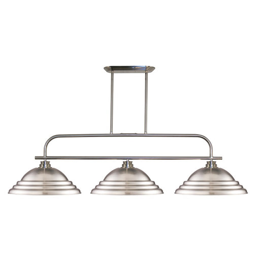 Z-Lite Annora 3 Light Island/Billiard Light, Nickel, Nickel - 437-3BN-SBN