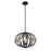 Z-Lite Moundou 4 Light Pendant, 15x15x12.5", Bronze - 438-16BRZ