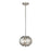 Z-Lite Moundou 1 Light Mini Pendant, 8x8x9.5", Brushed Nickel - 438-8BN