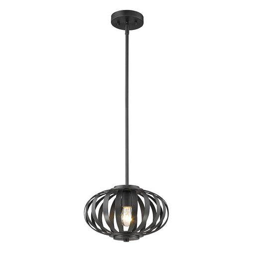 Z-Lite Moundou 1 Light Mini Pendant, 8x8x9.5", Bronze - 438-8BRZ