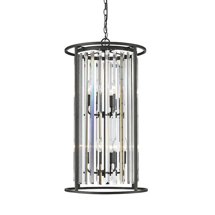 Z-Lite Monarch 8 Light Chandelier, Bronze, Clear - 439-8BRZ
