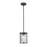 Z-Lite Monarch 1 Light Mini Pendant, Bronze, Clear - 439MP-BRZ