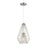 Z-Lite Quintus 1 Light Mini Pendant, 9.25x9.25x15.75", Nickel, Nickel - 442MP-BN