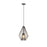 Z-Lite Quintus 1 Light 12.25" Mini Pendant, Plated Bronze - 442MP12-BP