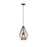 Z-Lite Quintus 1 Light 12.25" Mini Pendant, Plated Bronze