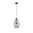 Z-Lite Quintus 1 Light 12.25" Mini Pendant, Plated Bronze