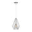 Z-Lite Quintus 1 Light Mini Pendant, 12.25x12.25x18.5", Chrome - 442MP12-CH