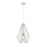 Z-Lite Quintus 1 Light Mini Pendant, 12.25x12.25x18.5", Gloss White - 442MP12-WH