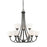 Z-Lite Ashton 9 Light Chandelier, Bronze, Matte Opal - 443-9-BRZ