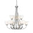 Z-Lite Ashton 9 Light Chandelier, Chrome, Matte Opal - 443-9-CH