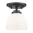 Z-Lite Ashton 1 Light Flush Mount, Bronze, Matte Opal - 443F1-BRZ