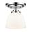 Z-Lite Ashton 1 Light Flush Mount, Chrome, Matte Opal - 443F1-CH