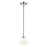 Z-Lite Ashton 1 Light Mini Pendant, 6x6x5", Chrome, Matte Opal - 443MP-CH