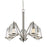 Z-Lite Mariner 5 Light Chandelier, Brushed Nickel, Clear Seedy - 444-5-BN