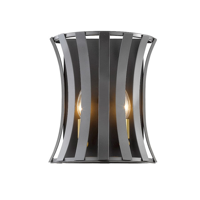 Z-Lite Geist 2 Light Wall Sconce, Bronze Gold, Bronze Gold - 446-2S-BZGD