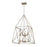Z-Lite Tressle 8 Light Pendant, 20x20x31.75", Antique Silver, Antique Silver - 447-8AS
