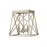 Z-Lite Trestle 3 Light Small Flush Mount, Antique Silver - 447F11-AS