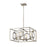 Z-Lite Port 4 Light Pendant, 21.75x21.75x11", Antique Silver, Antique Silver - 448-20AS