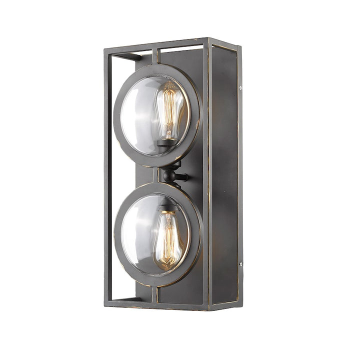 Z-Lite Port 2 Light Wall Sconce, Olde Bronze, Olde Bronze - 448-2S-OB