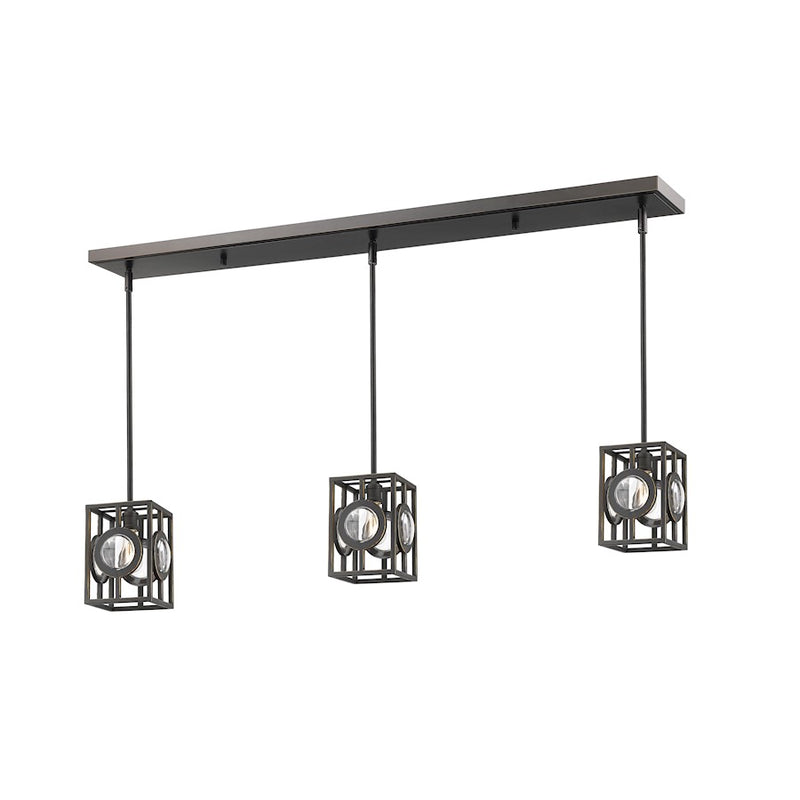 Z-Lite Port 3 Light Island/Billiard in Olde Bronze - 448MP-3OB