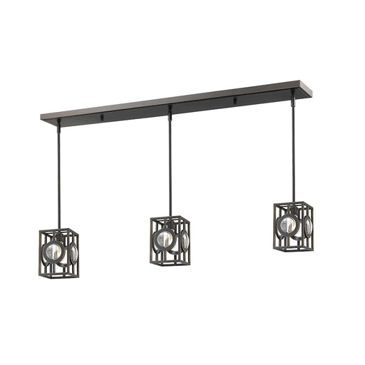 Z-Lite Port 3 Light Island/Billiard in Olde Bronze - 448MP-3OB